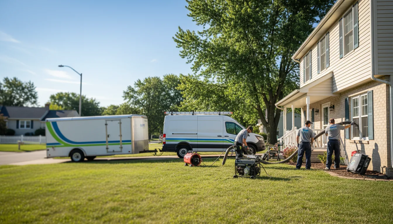 Flooded Basement Restoration And Cleanup With Repair in Essex, IL near me